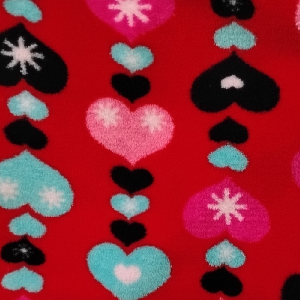 Joe Boxer Red and Pink Heart Robe - Picture 2 of 3